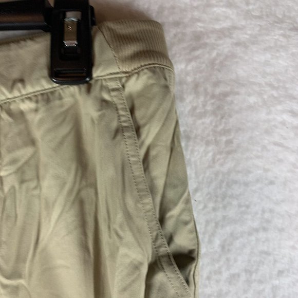 The‎ North Face Jogger Pants Women's 1X Twill Beige Stretch Elastic Waist 7526 - Picture 3 of 10